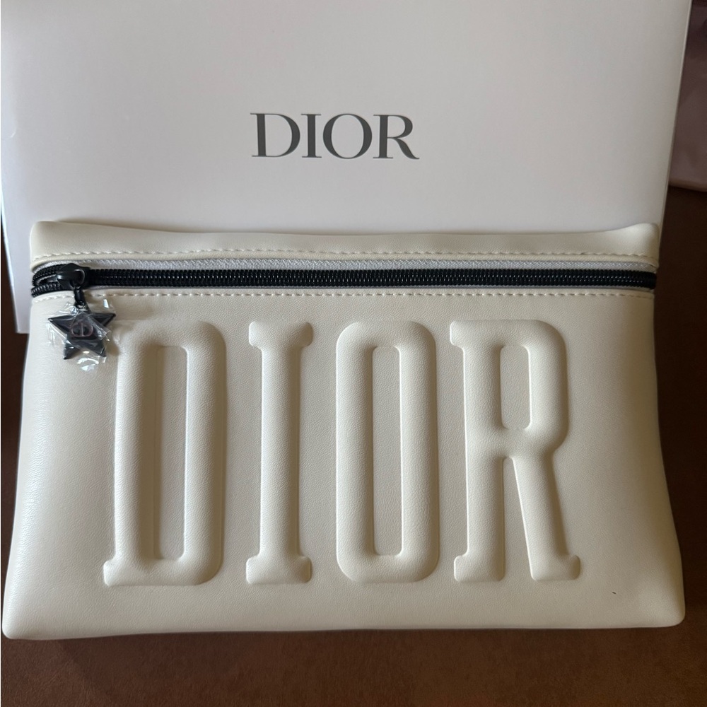 Dior GWP White Pouch